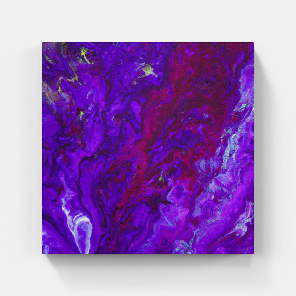 Purple timely bloomed beauty-Canvas-artwall-Artwall