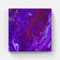 Purple timely bloomed beauty-Canvas-artwall-Artwall