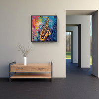 Captivating Saxophone Ensemble-Canvas-artwall-Artwall