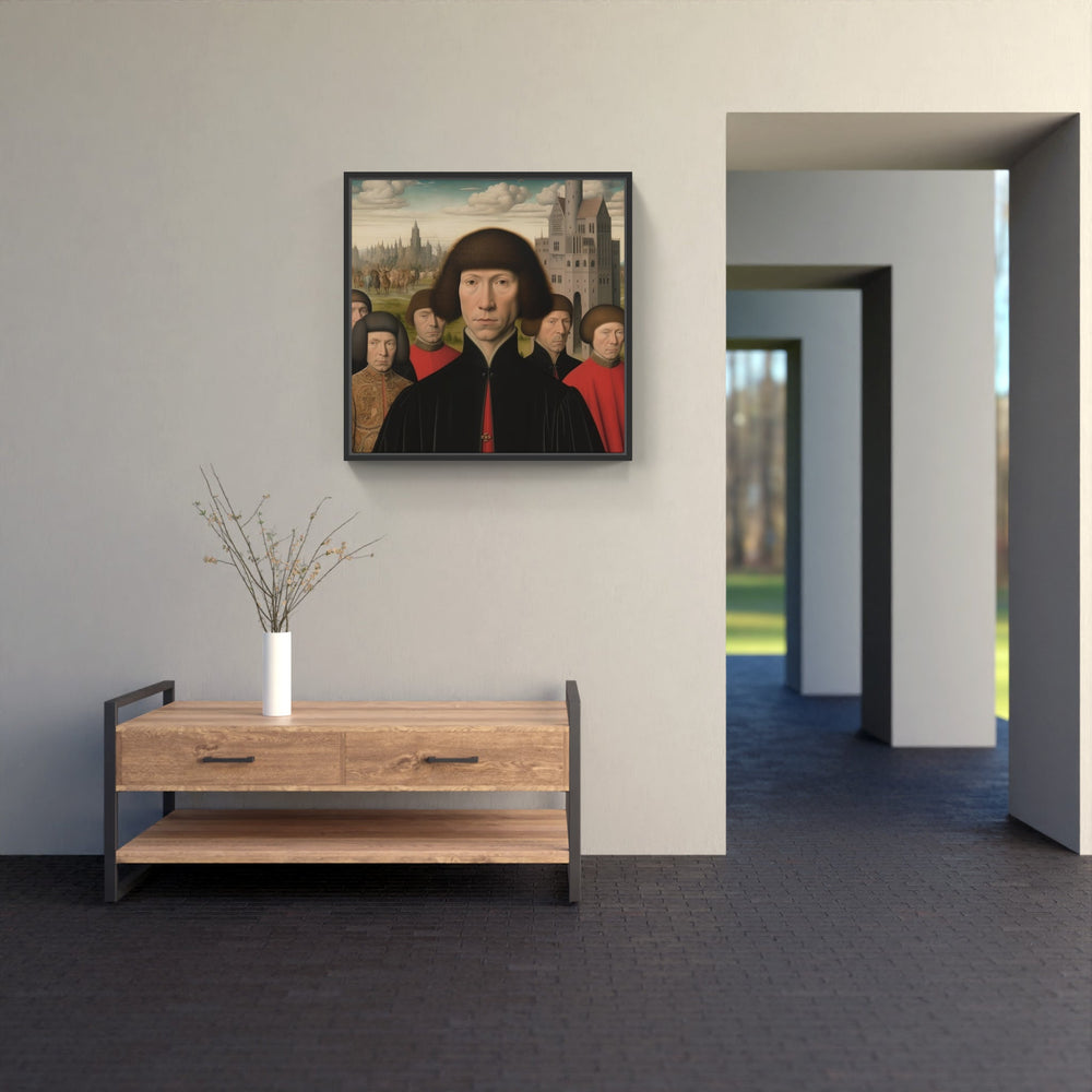 Luminous Van Eyck Beauty-Canvas-artwall-Artwall