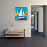 Harbor Serenity Majestic Yacht-Canvas-artwall-Artwall