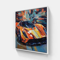 Motorized Masterpiece-Canvas-artwall-20x20 cm-White-Artwall