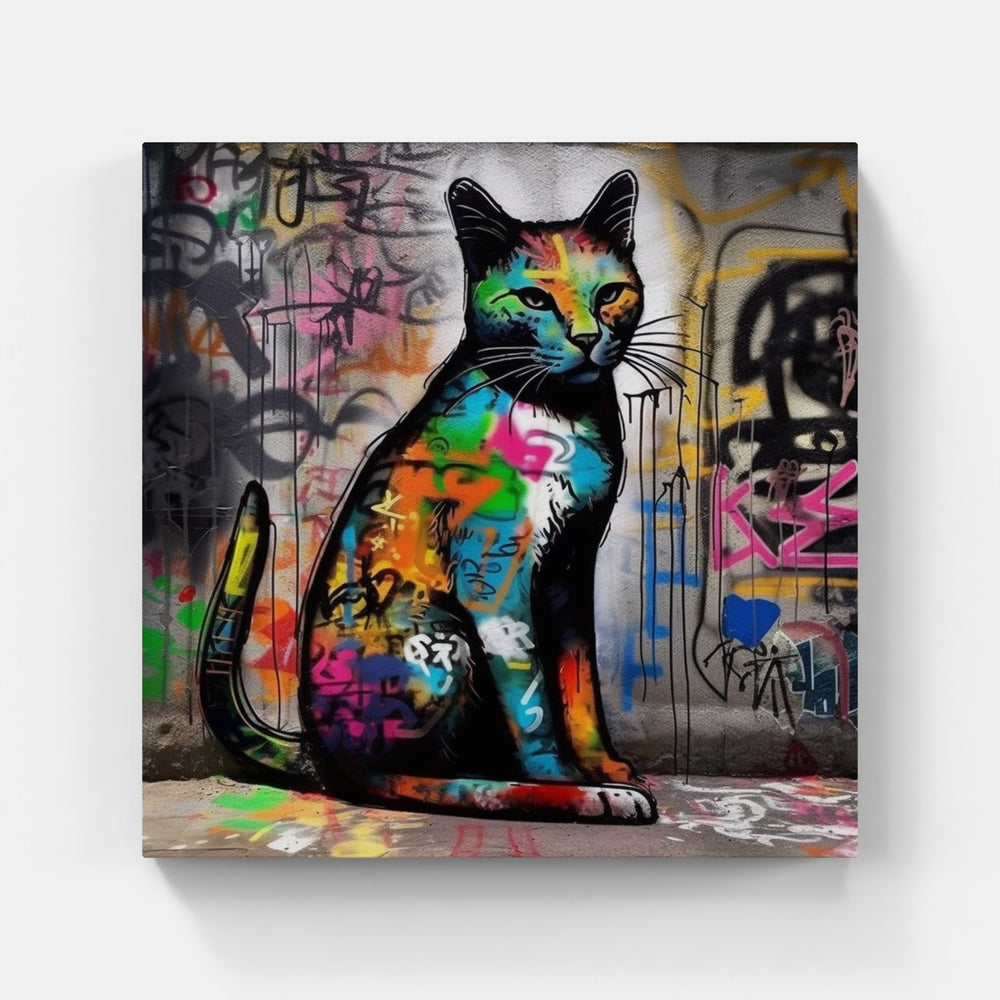 Cat love forever-Canvas-artwall-Artwall