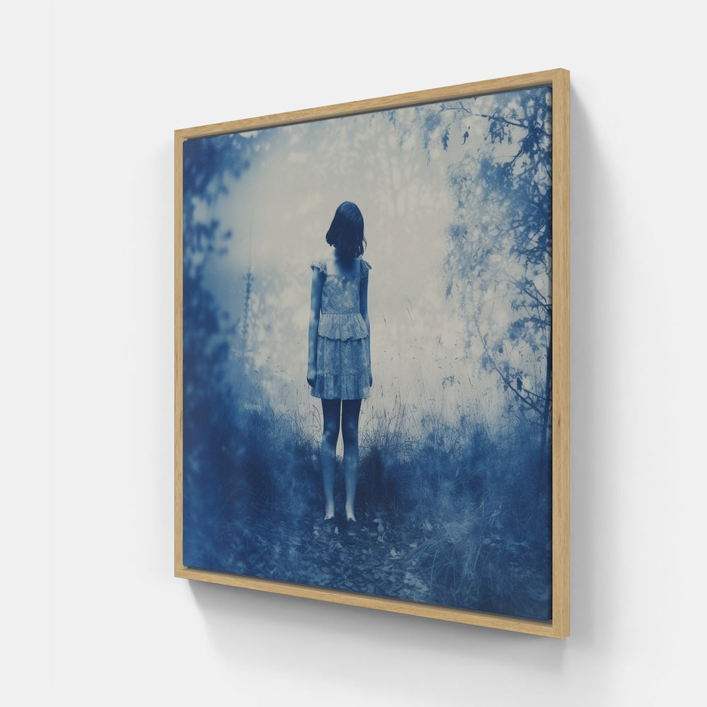 Cyanotype Symphony Unveiled-Canvas-artwall-Artwall