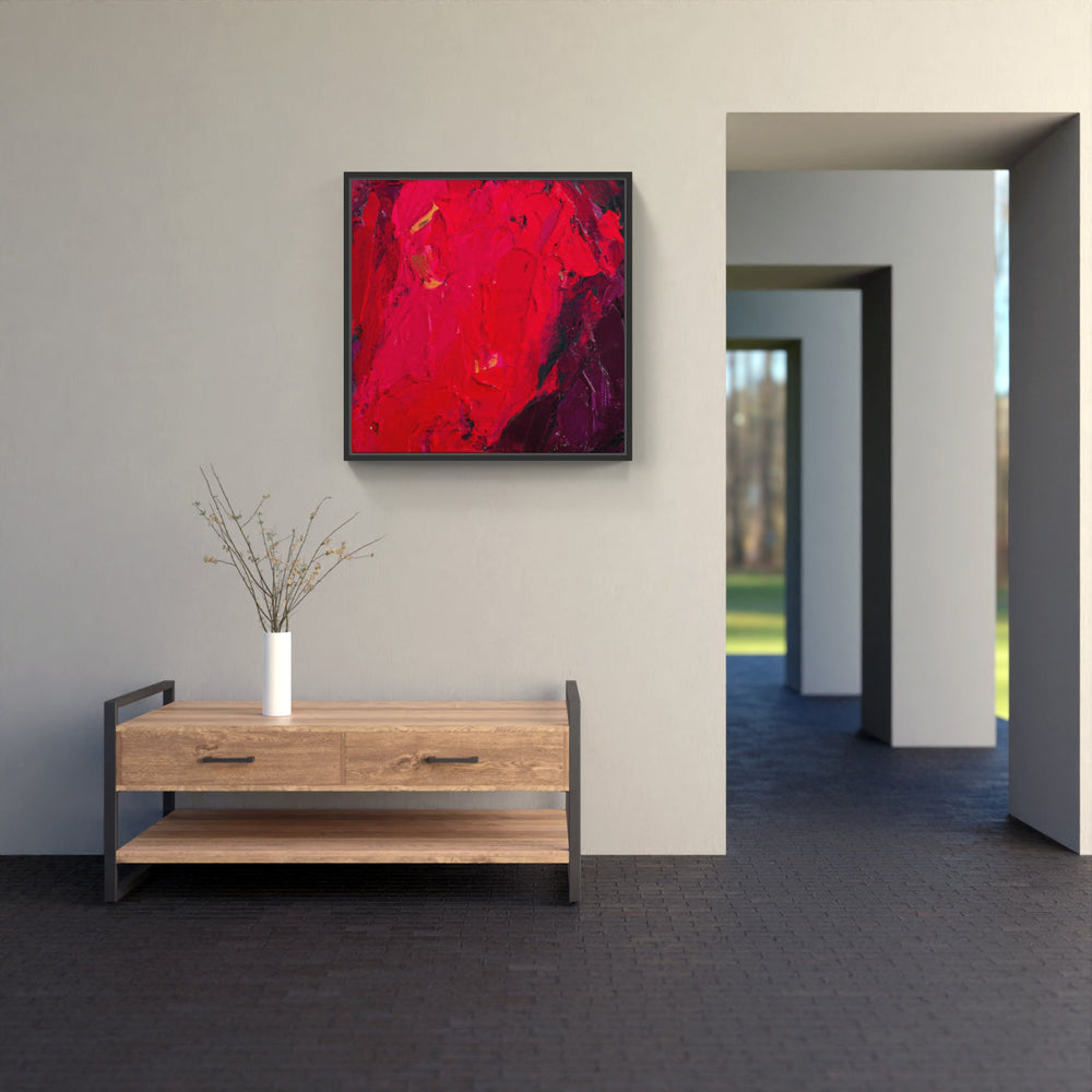 Red rising sun-Canvas-artwall-Artwall