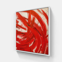 Red summer lover-Canvas-artwall-20x20 cm-White-Artwall