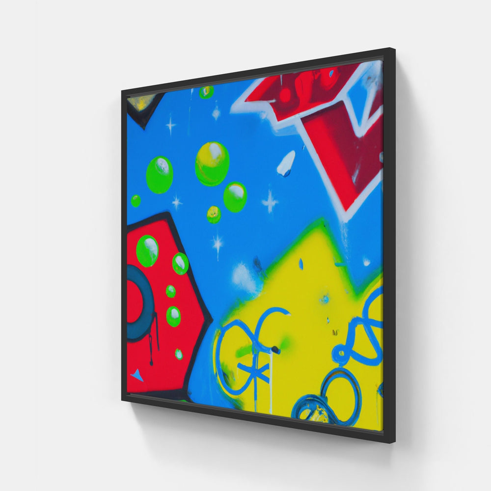 Tableau street art Graffiti Artistry - mise en situation 2