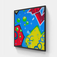 Tableau street art Graffiti Artistry - mise en situation 2