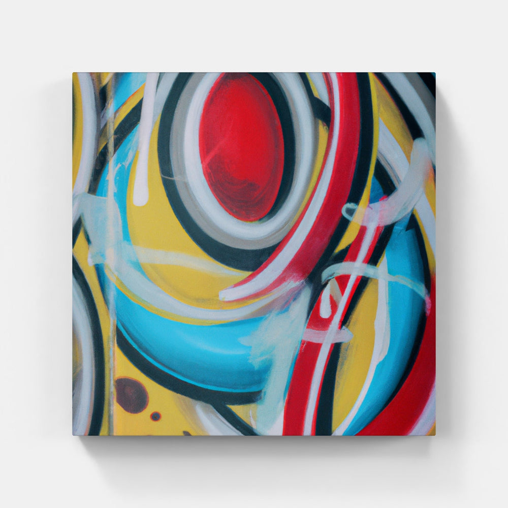 Tableau street art Art Revolution - cadre bois caisse americaine
