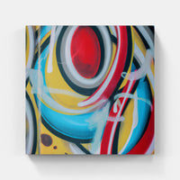 Tableau street art Art Revolution - cadre bois caisse americaine