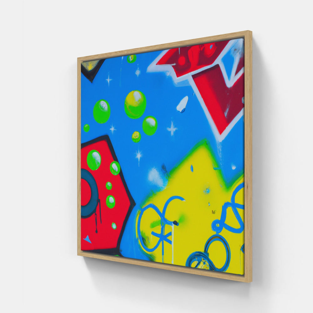 Tableau street art Graffiti Artistry - mise en situation 4