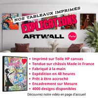 Detail cadre caisse americaine premium ArtWall & Co