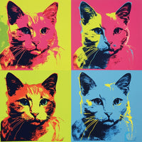 Tableau pop art inspiration Warhol Vibrant Legacy - oeuvre imprimee ArtWall & Co