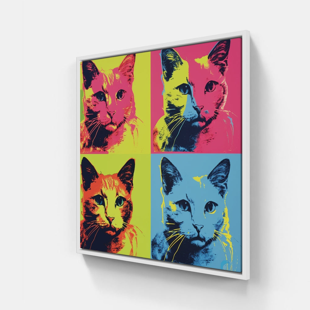 Tableau pop art inspiration Warhol Vibrant Legacy - mise en situation 2