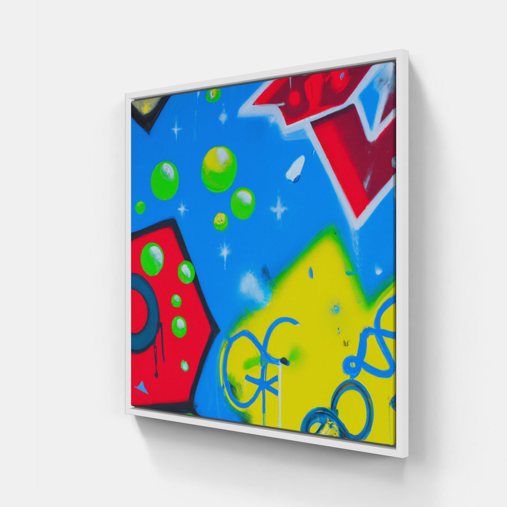 Tableau street art Graffiti Artistry - mise en situation 3