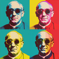 Tableau pop art inspiration Warhol Captivating Vibe - oeuvre imprimee ArtWall & Co
