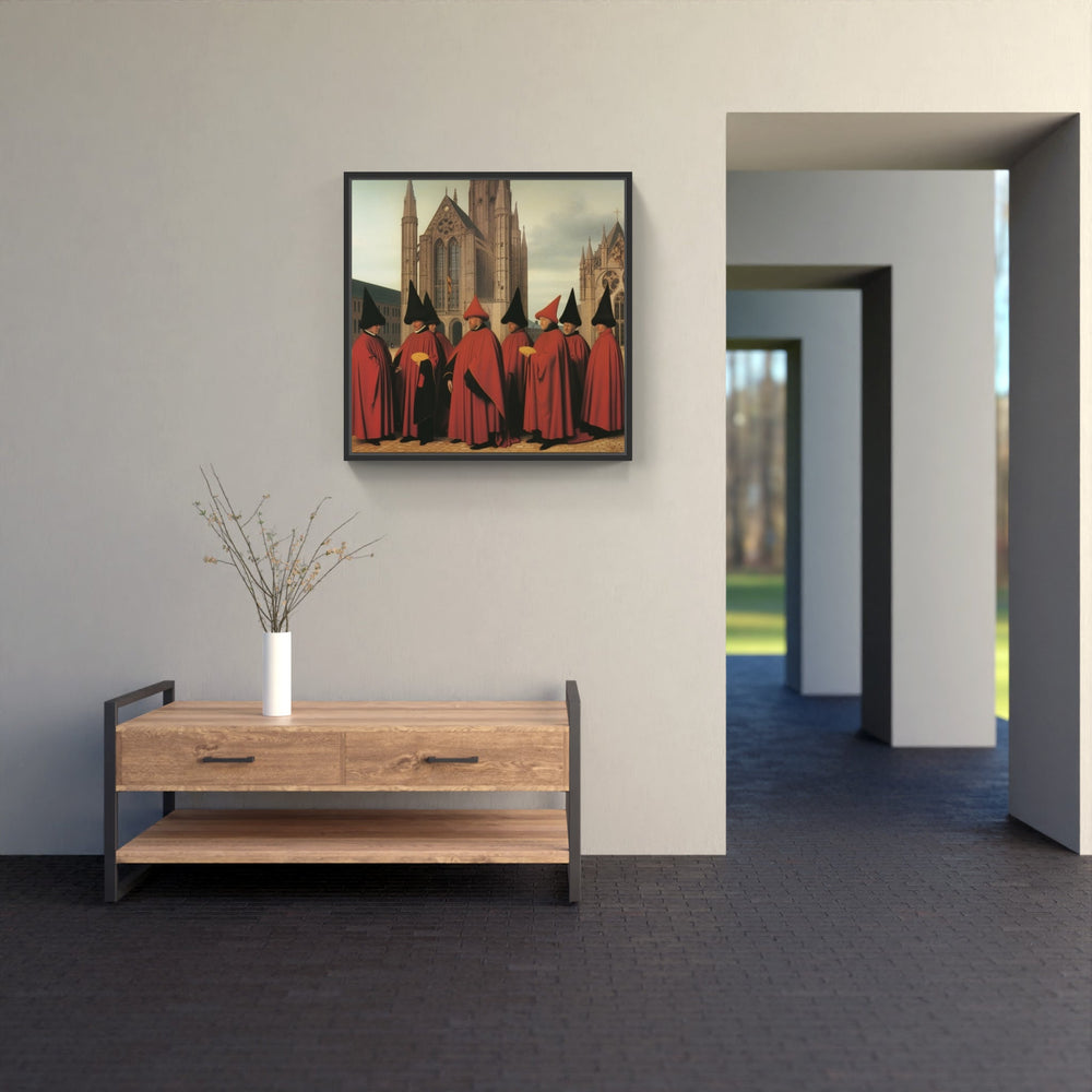 Van Eyck's Renaissance Magic-Canvas-artwall-Artwall