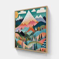 Breathtaking Mountain Escape-Canvas-artwall-Artwall