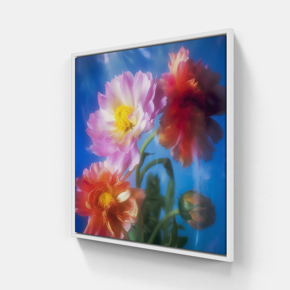 Blossoming Oasis Retreat-Canvas-artwall-40x40 cm-White-Artwall
