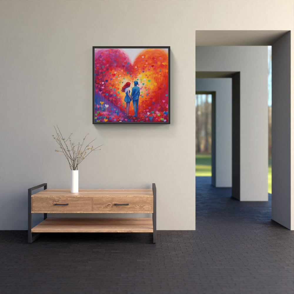 Heart's Endless Devotion-Canvas-artwall-Artwall