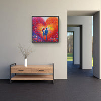 Heart's Endless Devotion-Canvas-artwall-Artwall