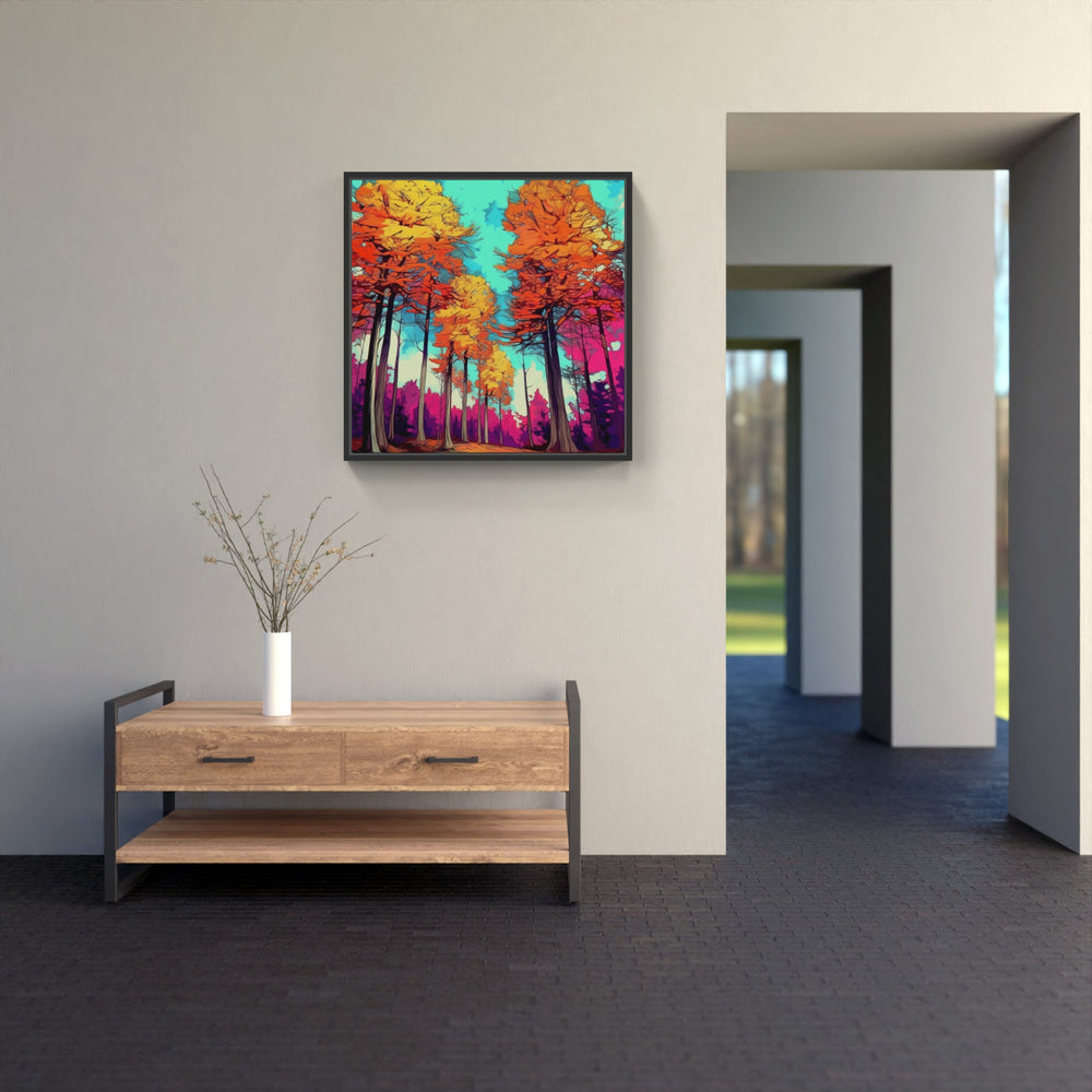 Solitary Forest Pond-Canvas-artwall-Artwall