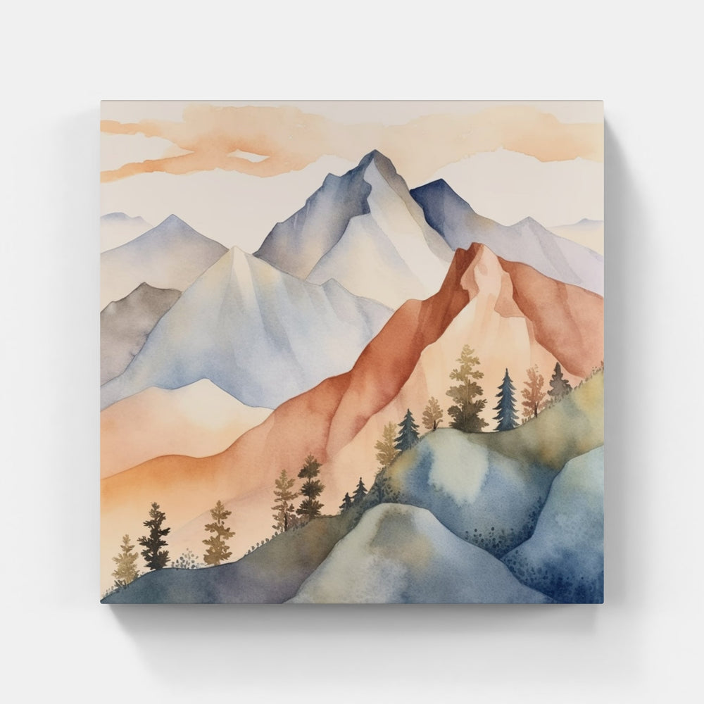 Awe-Inspiring Mountain Art-Canvas-artwall-Artwall