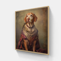 Joyful Woof-Canvas-artwall-20x20 cm-Wood-Artwall