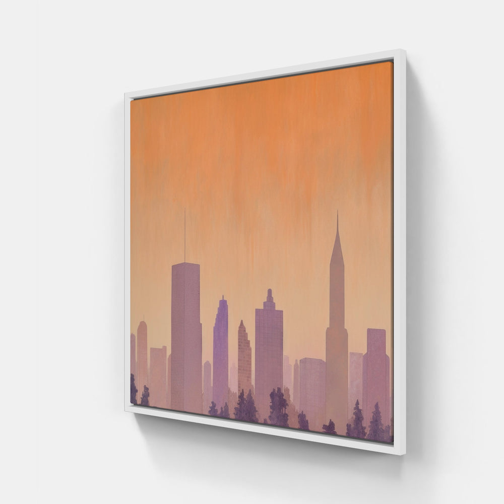 Awe-Inspiring Skyline Vision-Canvas-artwall-20x20 cm-White-Artwall