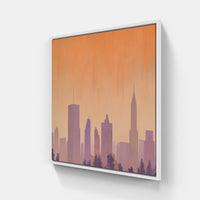 Awe-Inspiring Skyline Vision-Canvas-artwall-20x20 cm-White-Artwall