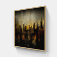 Skyscrapers Aglow-Canvas-artwall-Artwall