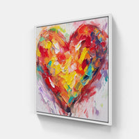 Boundless Affectionate Love-Canvas-artwall-20x20 cm-White-Artwall