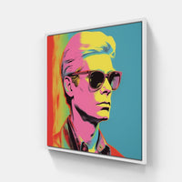 Warhol's Creative Kaleidoscope-Canvas-artwall-20x20 cm-White-Artwall