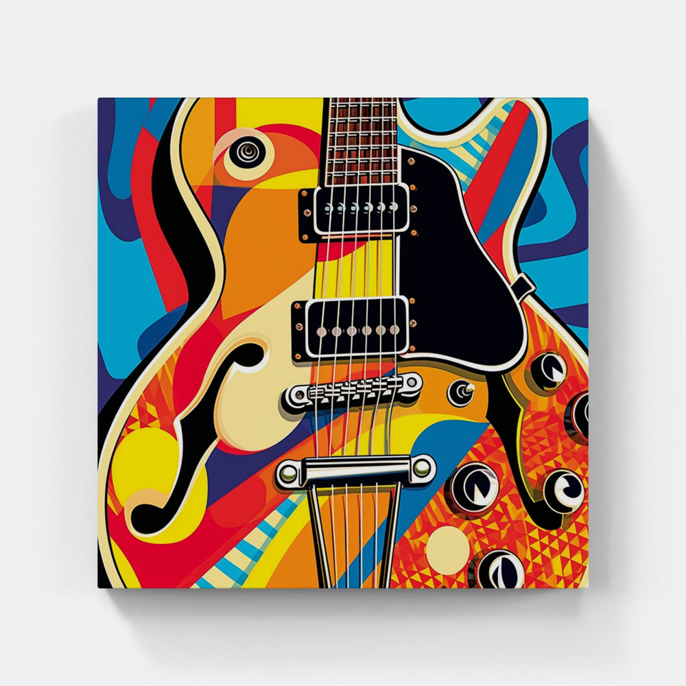 Enchanting Guitar Embrace-Canvas-artwall-Artwall