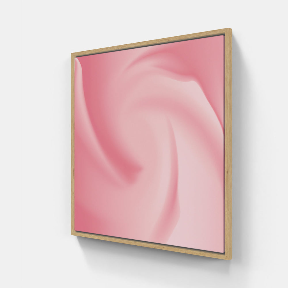 Pinkblossomed thought-Canvas-artwall-20x20 cm-Wood-Fine Paper-Artwall