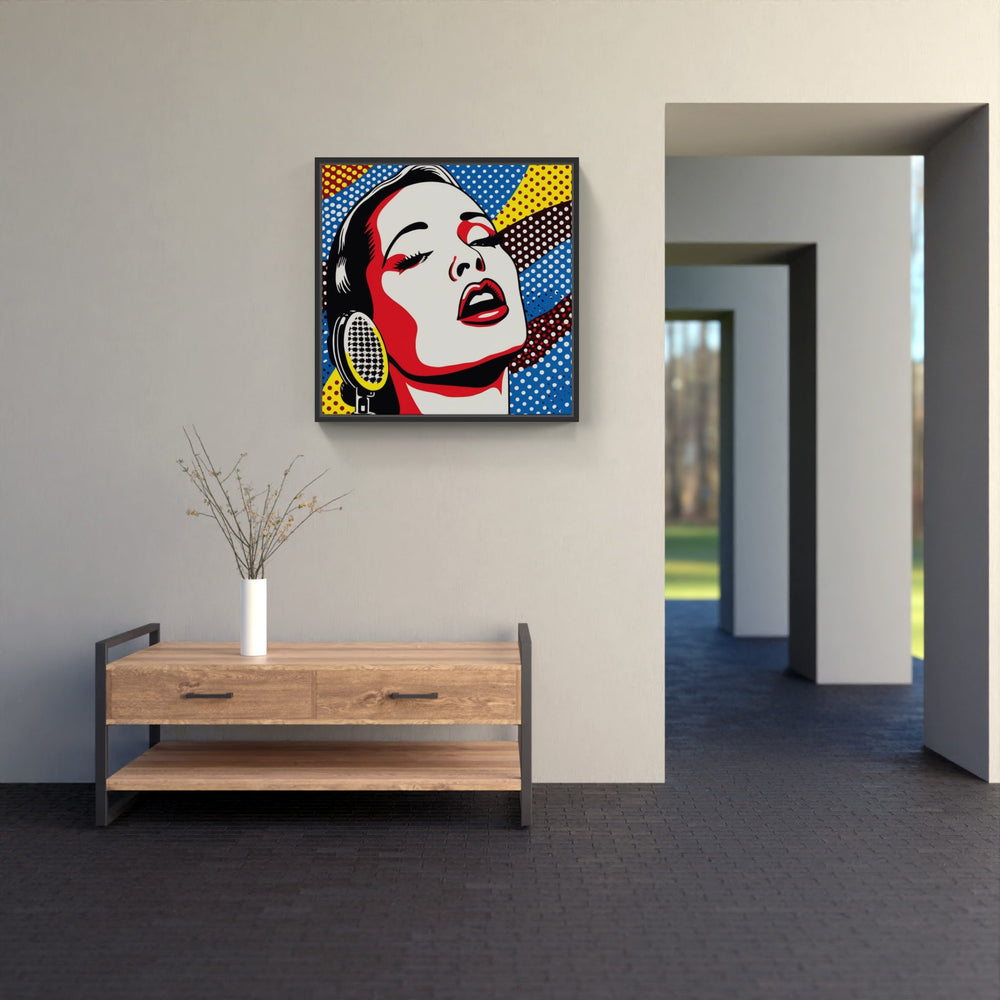 Passionate Singer Rhapsody-Canvas-artwall-Artwall