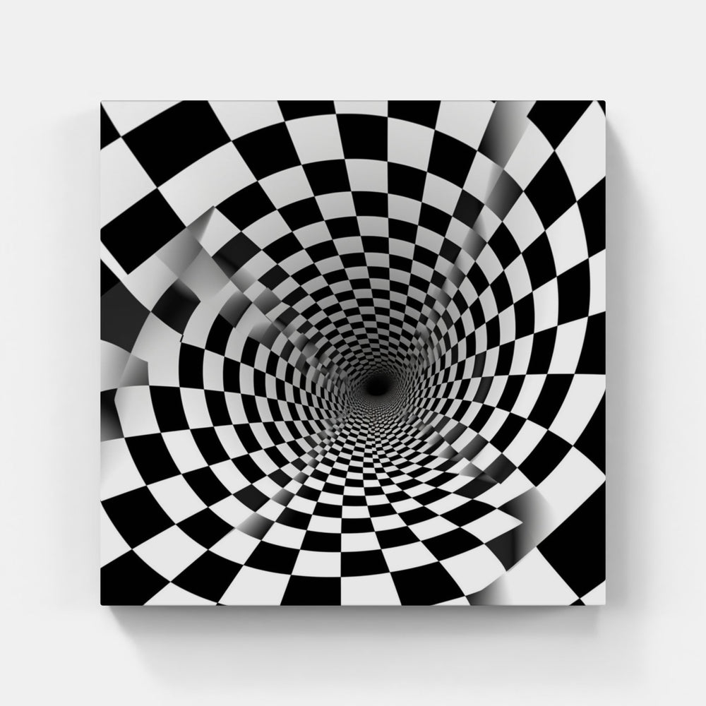 Reality's Illusory Veil-Canvas-artwall-Artwall