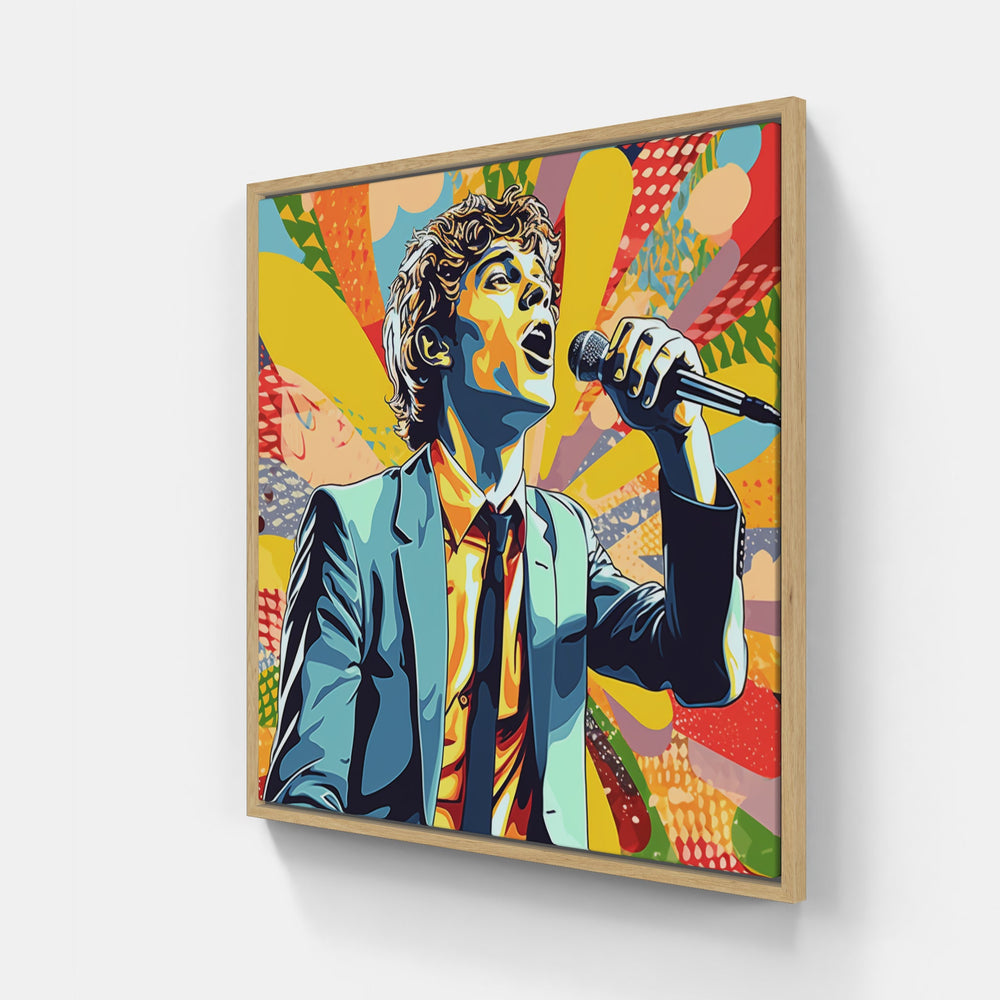 Enrapturing Singer Muse-Canvas-artwall-Artwall