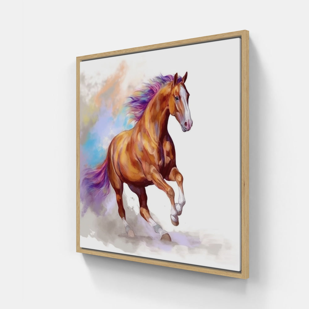Majestic Horse Gallop-Canvas-artwall-Artwall