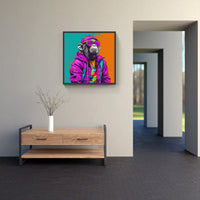 Energetic Monkey Art-Canvas-artwall-Artwall