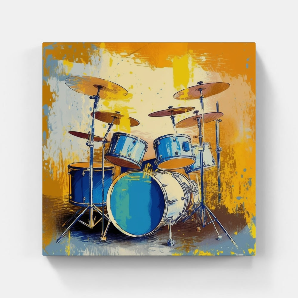 Mesmerizing Drum Patterns-Canvas-artwall-Artwall