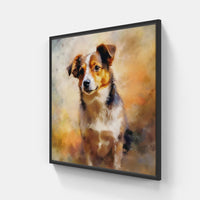 Loyal Companion-Canvas-artwall-20x20 cm-Black-Artwall