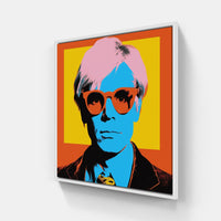 Warhol's Pop Fusion-Canvas-artwall-20x20 cm-White-Artwall