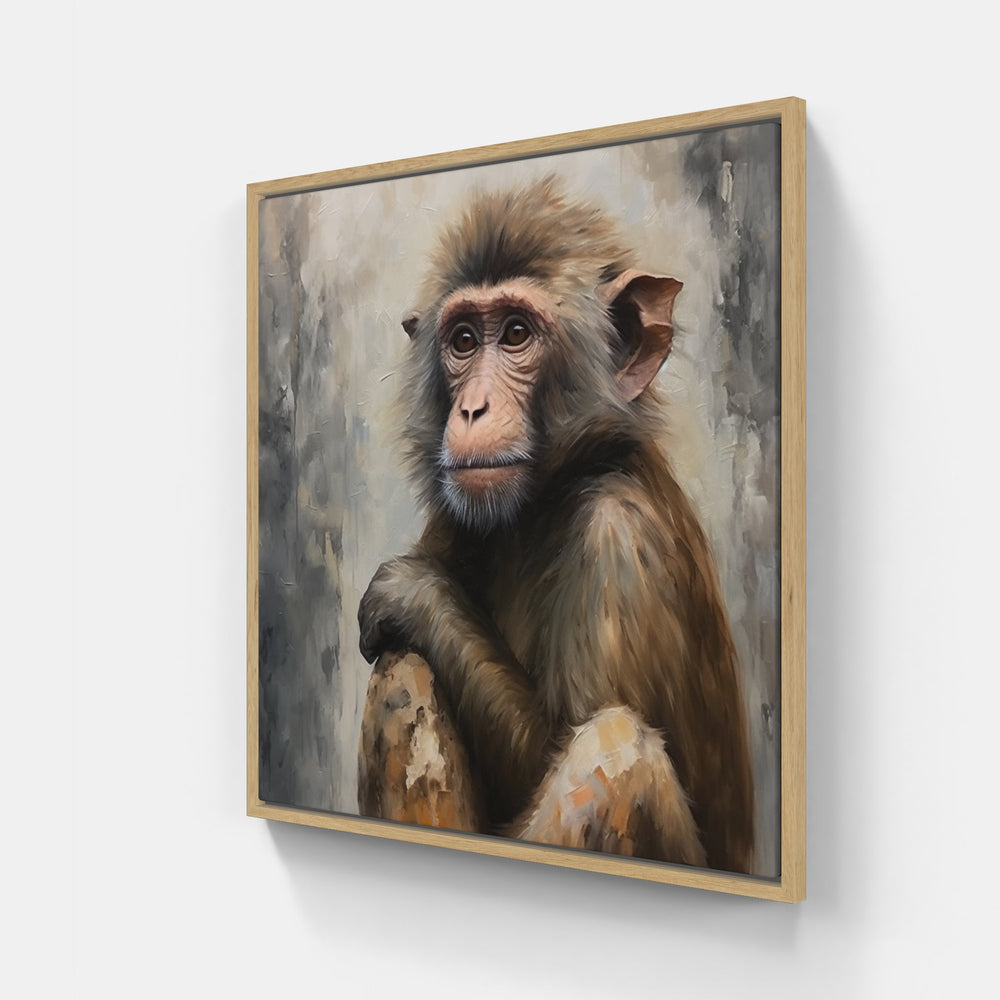 Whimsical Monkey Art-Canvas-artwall-Artwall