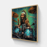 Serene Drum Harmony-Canvas-artwall-Artwall