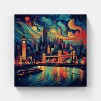 City Lights: London-Canvas-artwall-Artwall