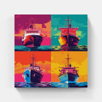 Nautical Escape Stunning Yacht-Canvas-artwall-Artwall