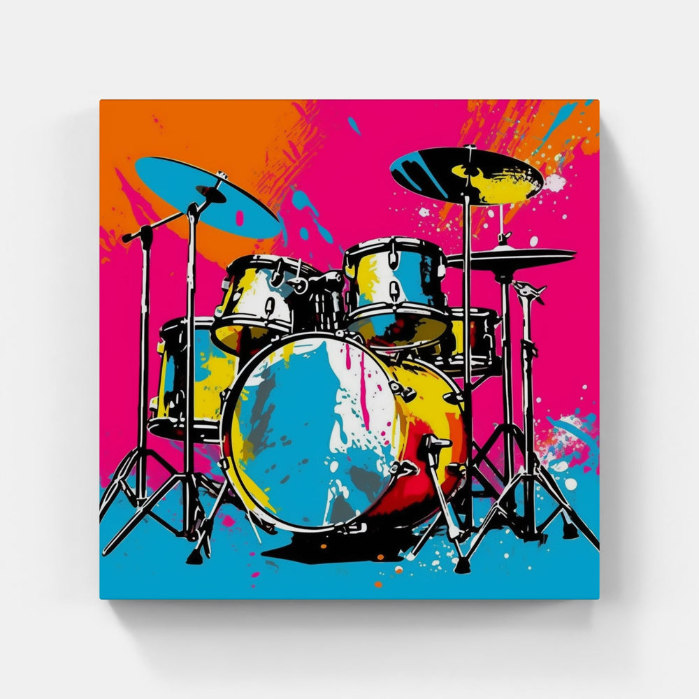 Drumming Masterpiece-Canvas-artwall-Artwall