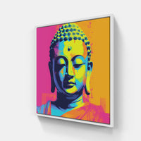 Buddha memory-Canvas-artwall-20x20 cm-White-Artwall