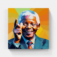 Nelson Mandela fight-Canvas-artwall-Artwall